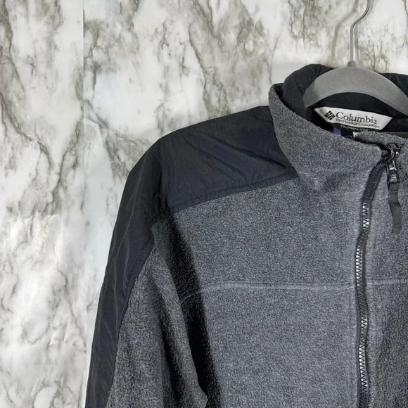 Columbia Vertex Core Interchange Women’s Fleece Jacket Large Gray Black Outdoors - Picture 5 of 8